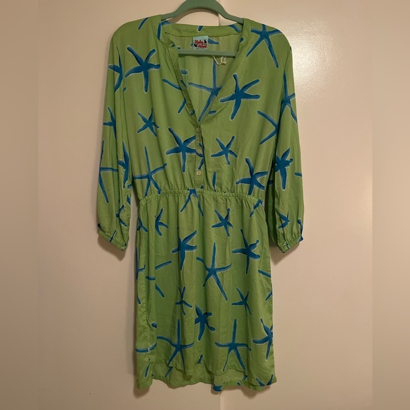 Haley & the Hound Starfish Dress- Small - Picture 1 of 6